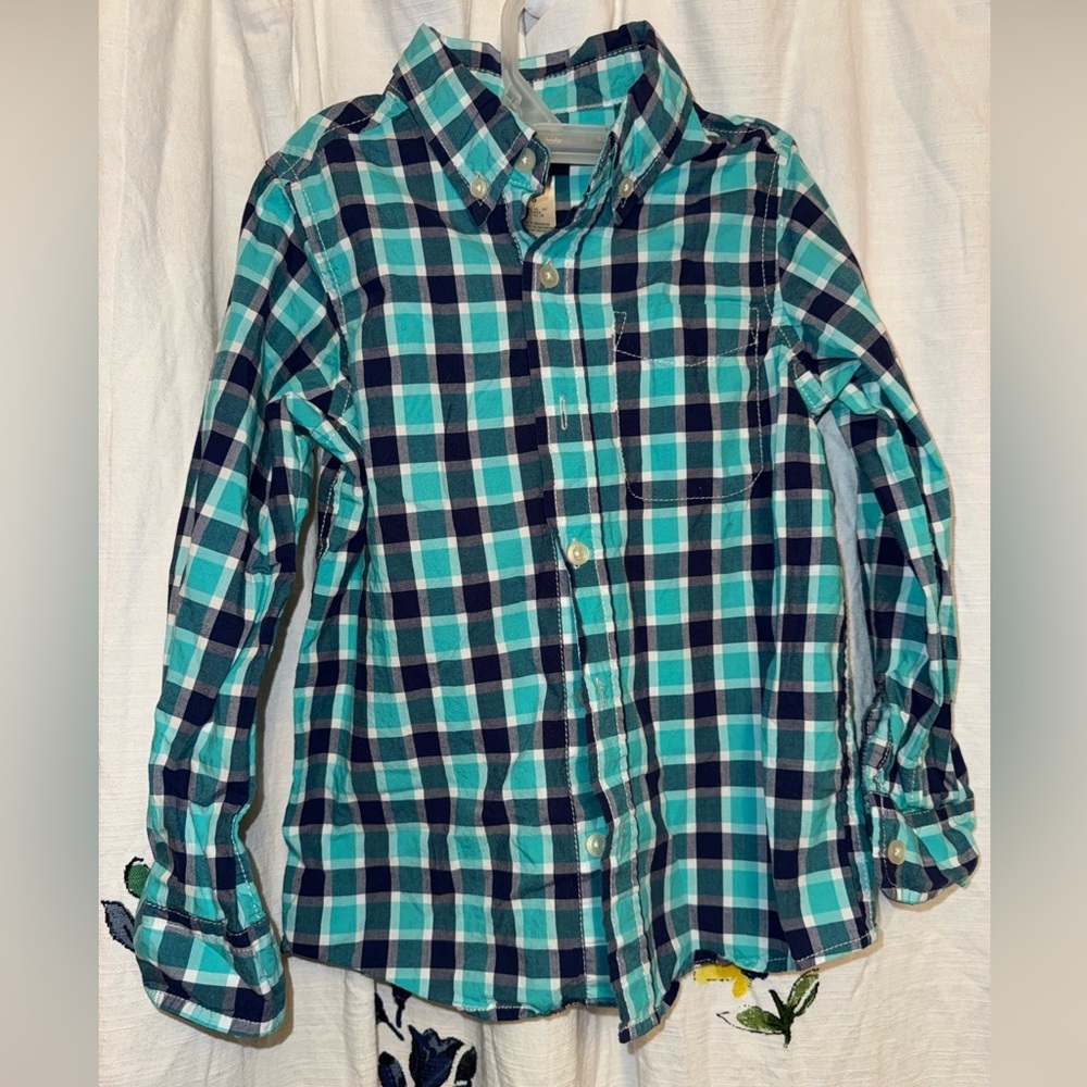 Oshkosh B’gosh Boys 6 Plaid Button Up Shirt